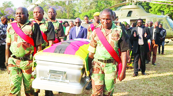 Church service for national hero Brigadier-General Mzheri