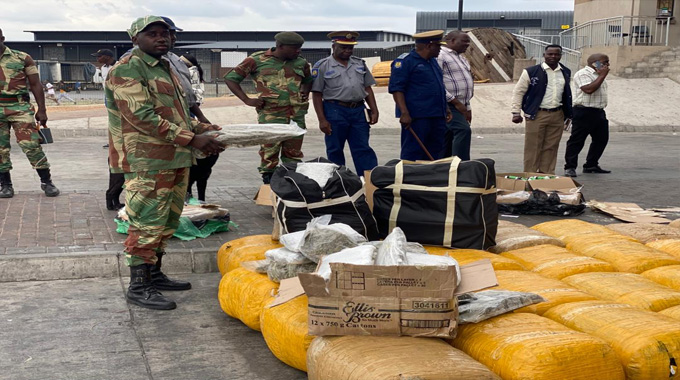 Joint border security, Zimra seize US$100k drugs contraband in Beitbridge