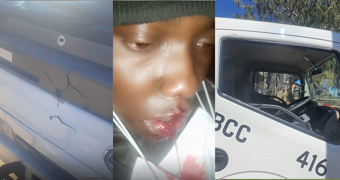 BCC POLICE HOSPITALISED AFTER MOB RAGE: Coltart slams attack on cops and cars