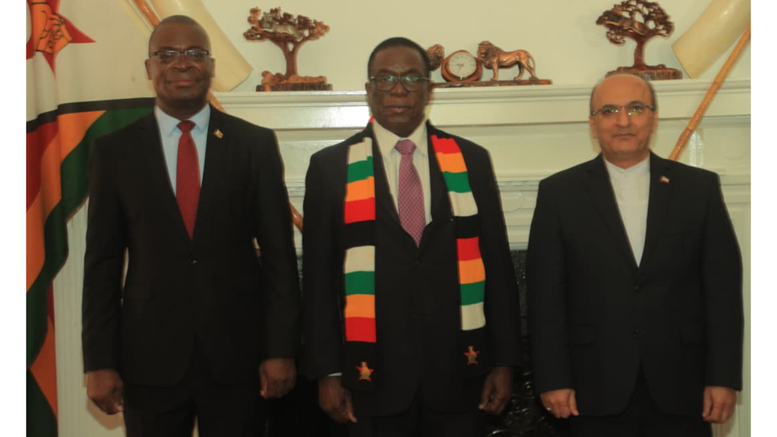 President Mnangagwa receives credentials from three new ambassadors