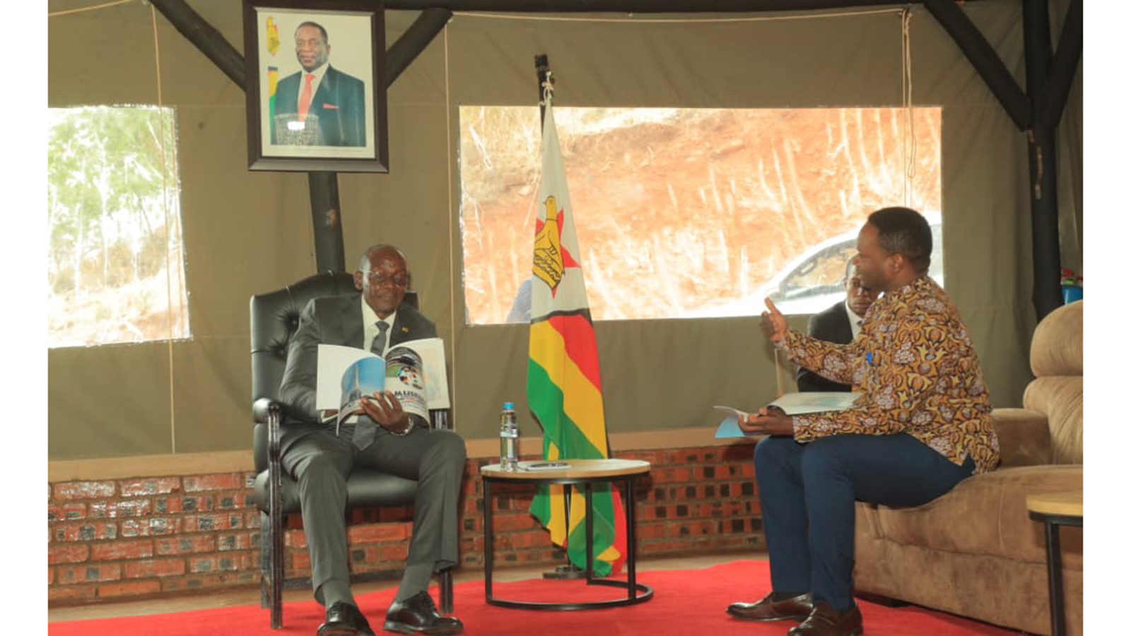 NEW: VP Mohadi tours Museum of African Liberation construction site