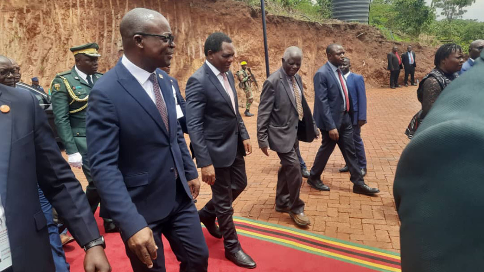 President Hichilema tours Museum of African Liberation