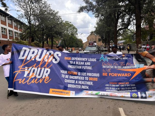 Hundreds march in Bulawayo to raise awareness on drug abuse
