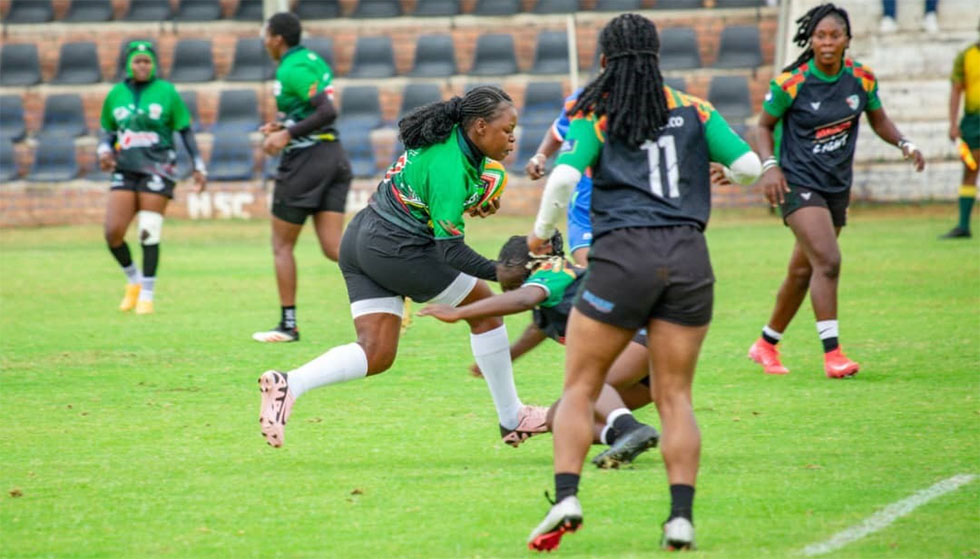 GOING PLACES . . . Allana Maramba in Lady Cheetahs colours against Griquas during a tournament played in South Africa recently