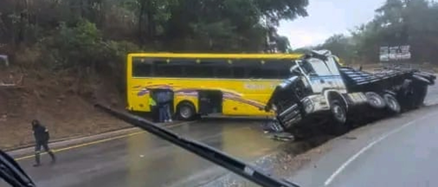 No people were injured in the accident