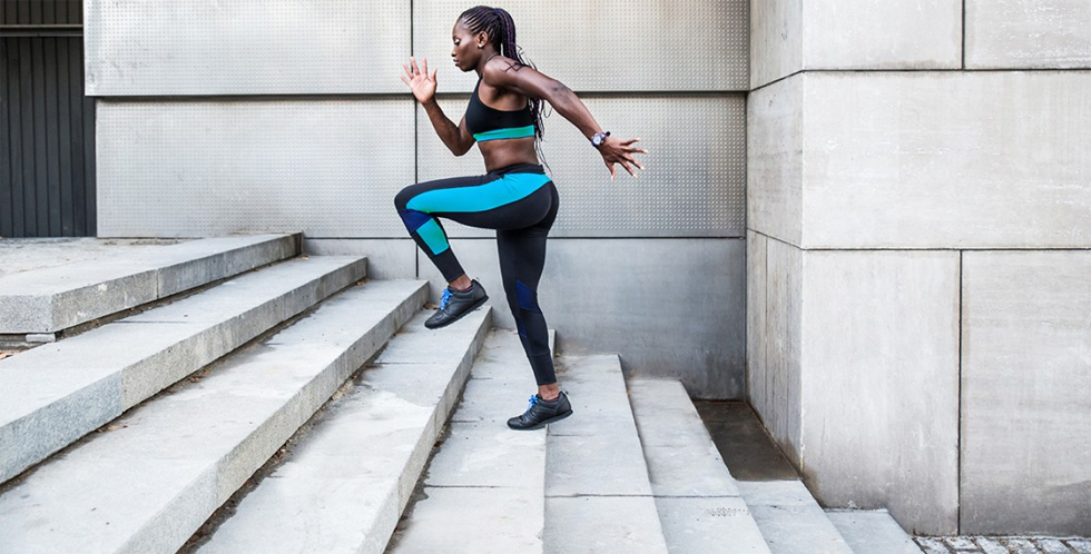 Climbing stairs as a exercise