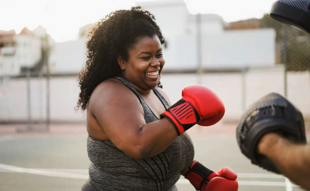 Fitness boxing is a form of high-intensity interval training (HIIT) that challenges your body and mind