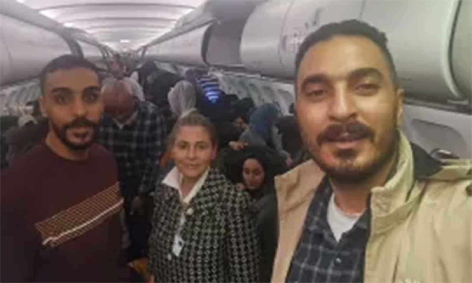 SA lets 153 Palestinians disembark following 12-hour plane ordeal