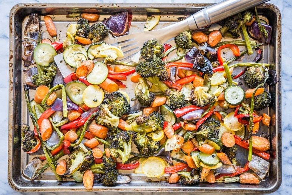 Blanching vegetables helps preserve their flavour, colour and texture