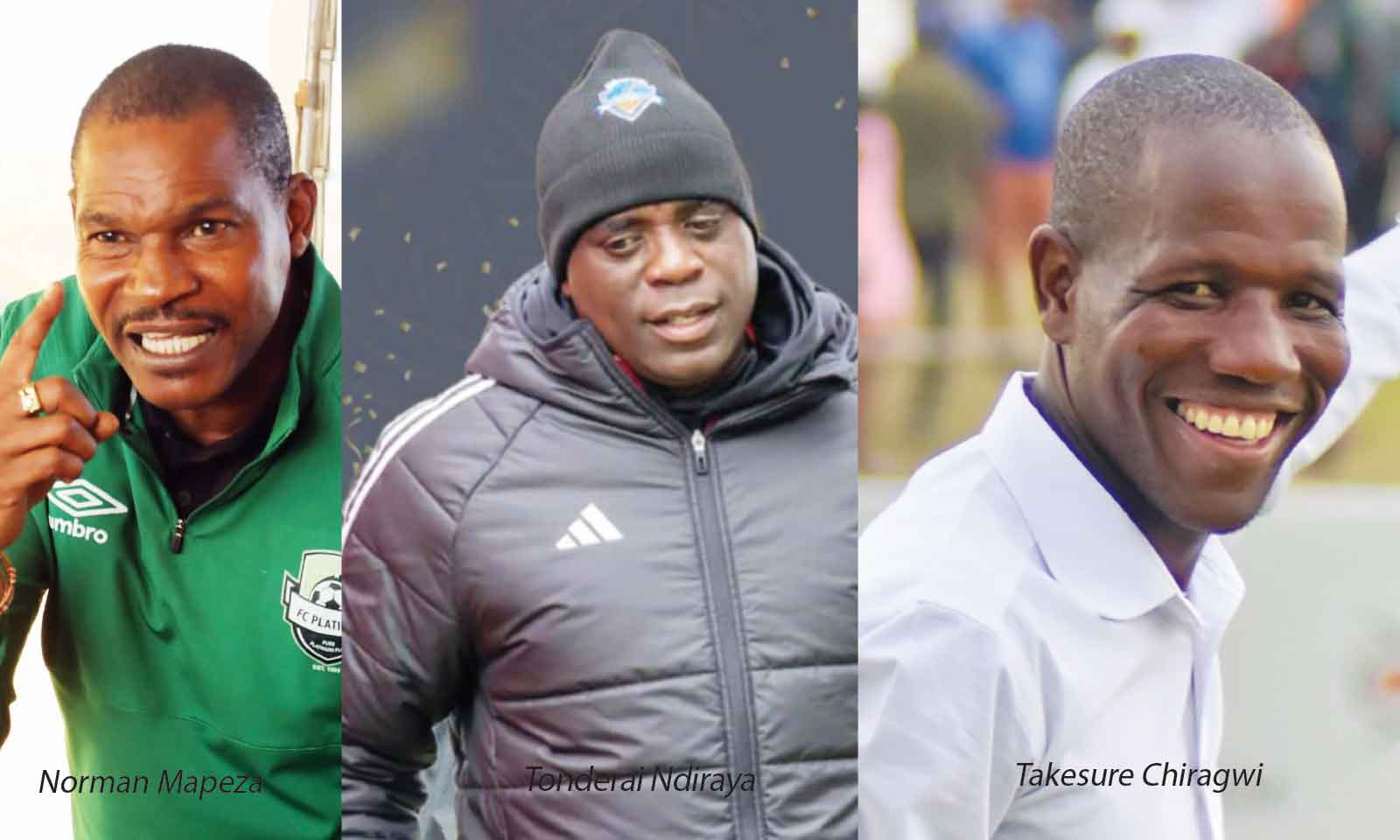 PSL COACHES’ COMPLEX PUZZLE . . . Mapeza lands at champions Scottland . . . Chiragwi set for CAPS United