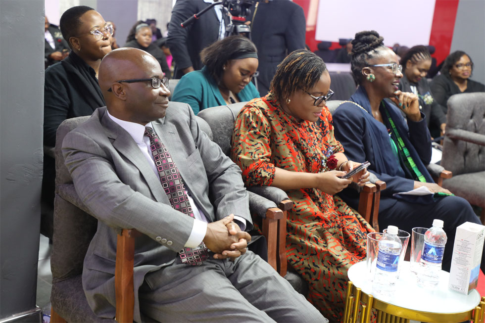 Zimpapers Acting CEO Mr William Chikoto and other delegates follow proceedings