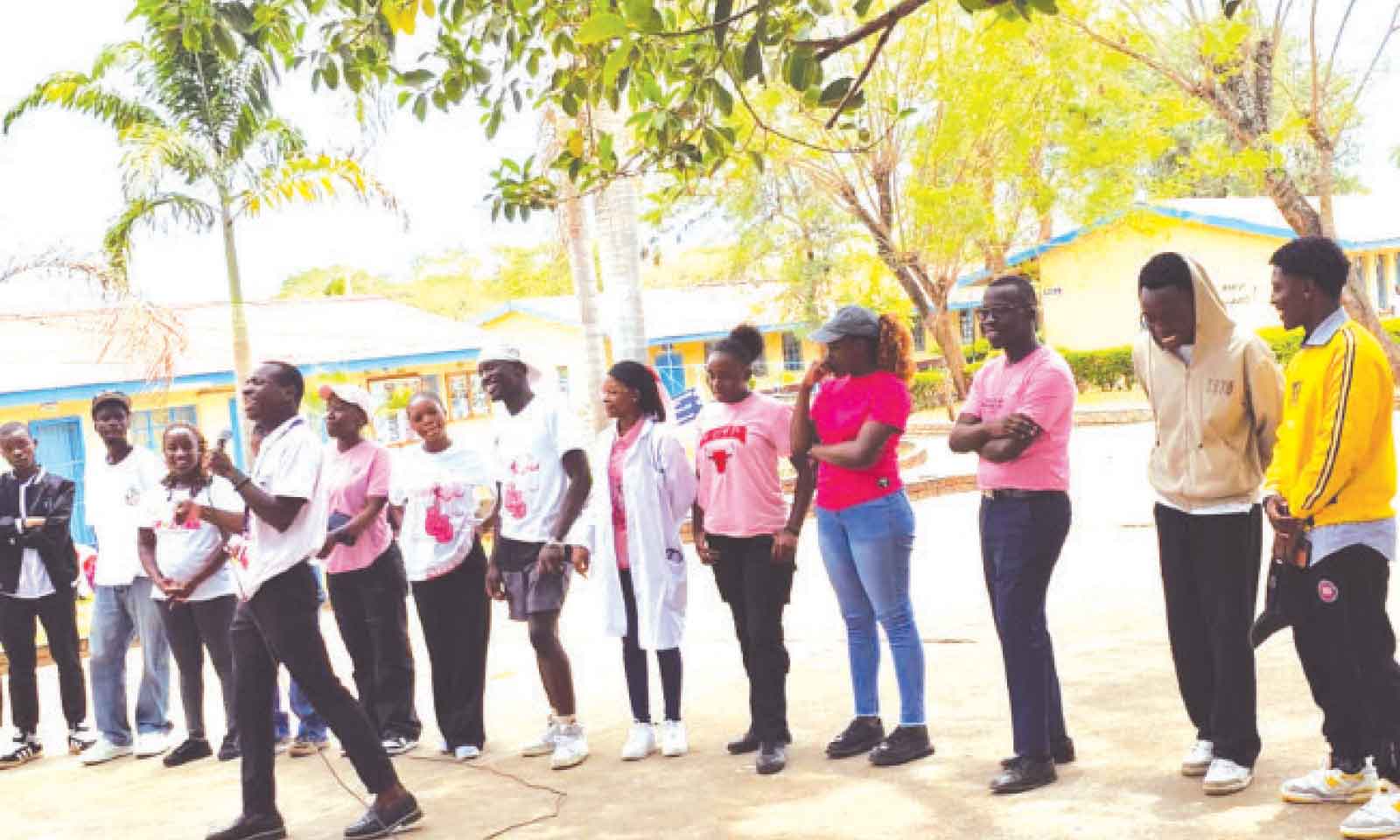 Youth Drive breast cancer awareness across three districts