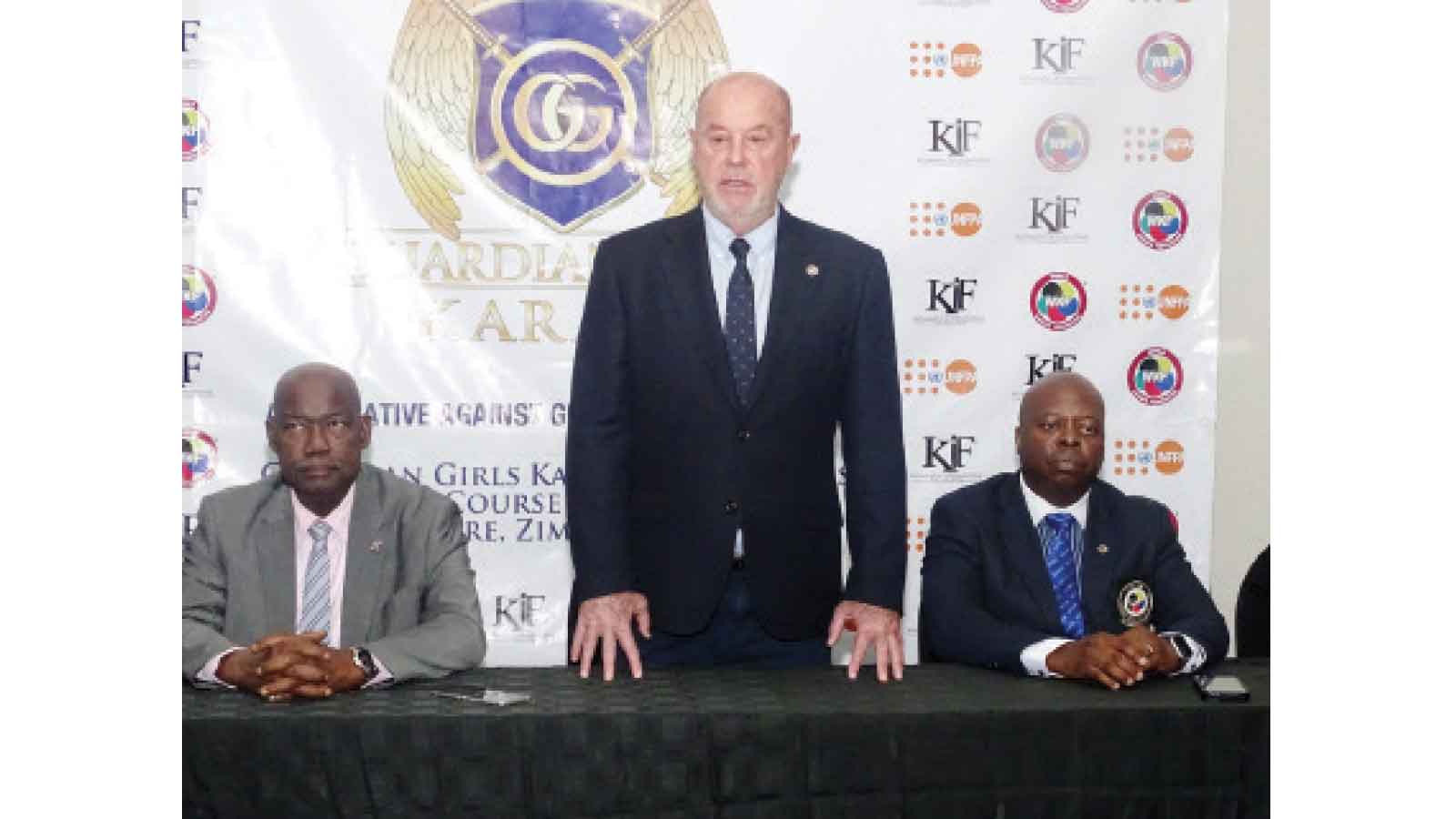 Karatekas in fight against gender-based violence