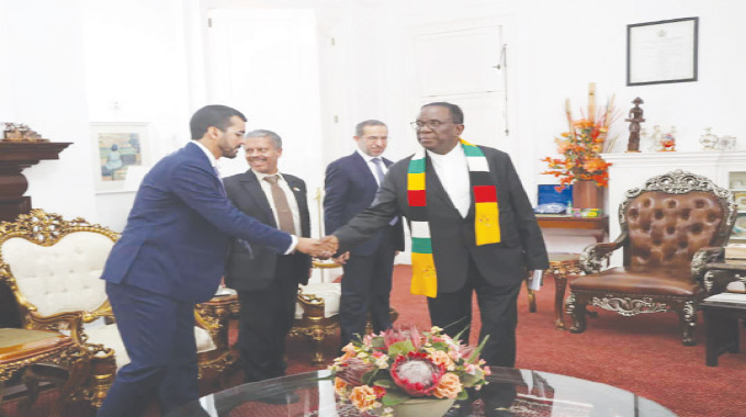 President meets UAE delegation, to expand energy investments