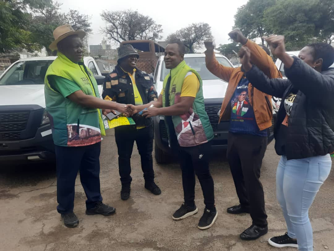 Zanu PF Harare commissariat receives new vehicles