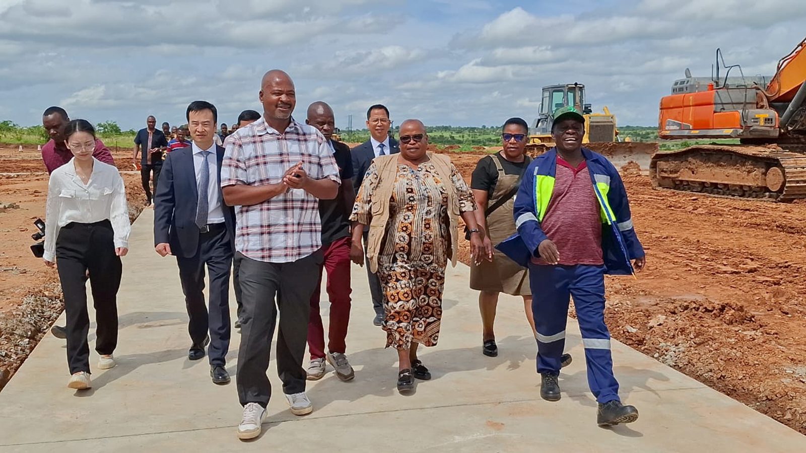 Minister Chombo tours WIH-ZIM cement plant in Magunje