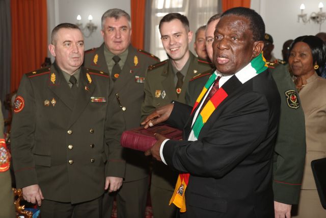 Belarus defence chief pushes for stronger military ties with Zimbabwe