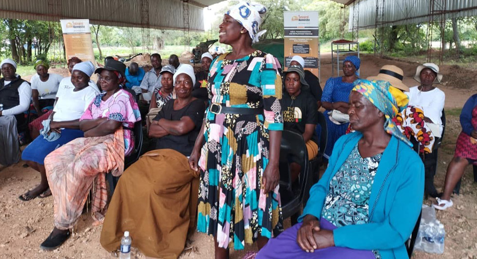 Some of the women from Buhera who attended the agrotourism training programme