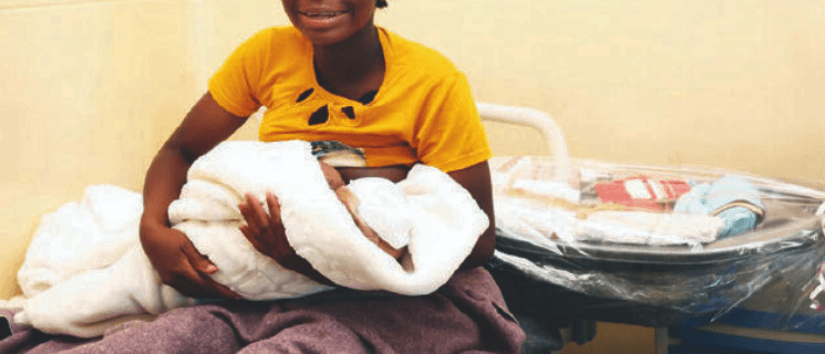 The births were evenly split between normal deliveries and caesarean sections – with 15 cases recorded in each category