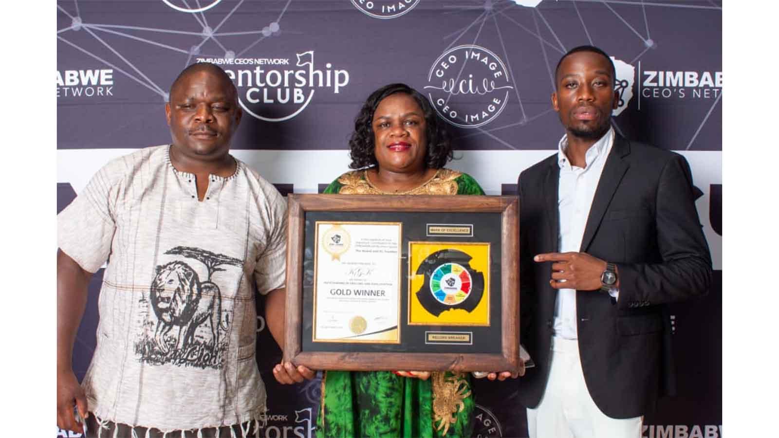 ZIMCN Investments and KGK earn three awards at Zimbabwe CEO’s Network for Sustainable Excellence