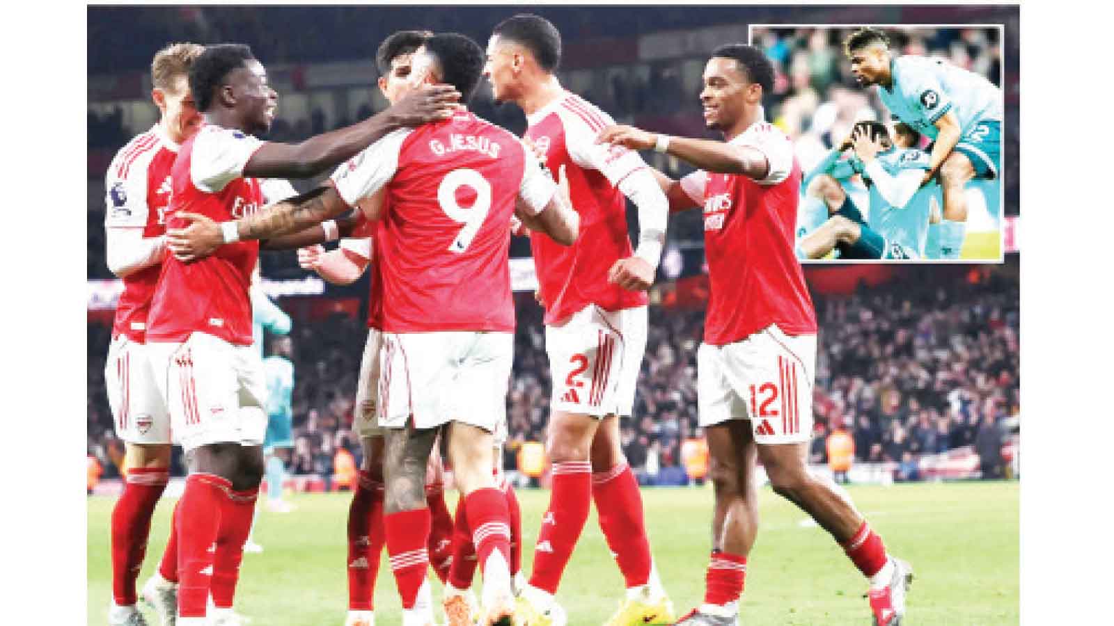 Arsenal need two own goals