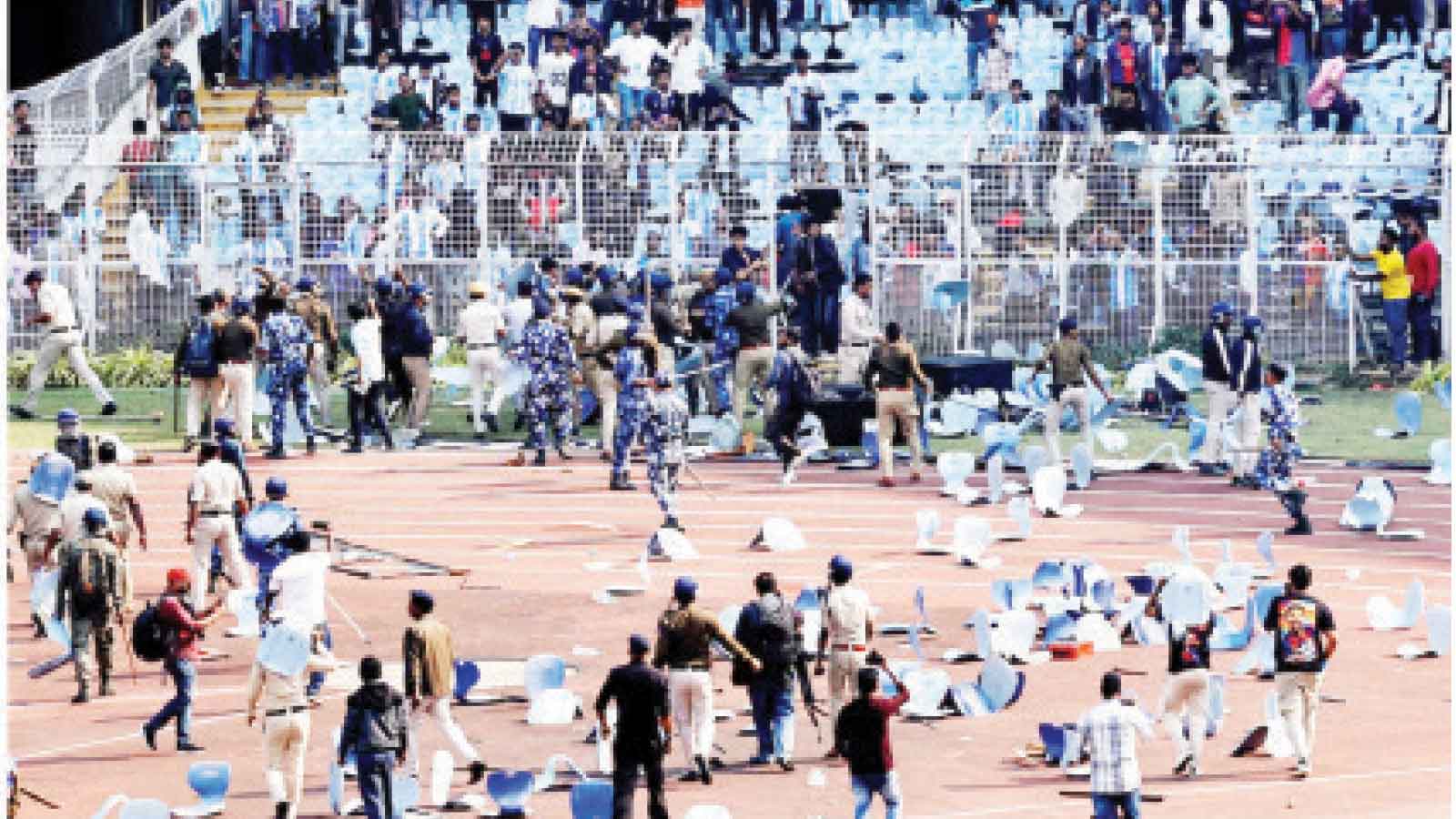 Police detain organiser of Messi visit