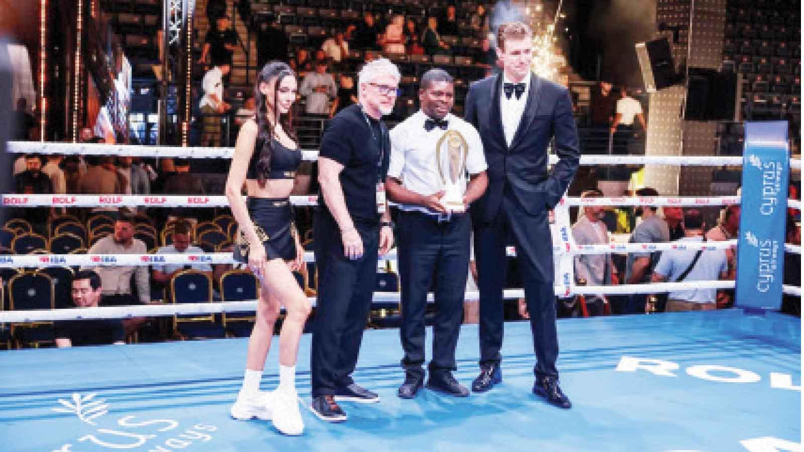 MASIYAMBUMBI EARNS  WORLD’S TOP REF AWARD