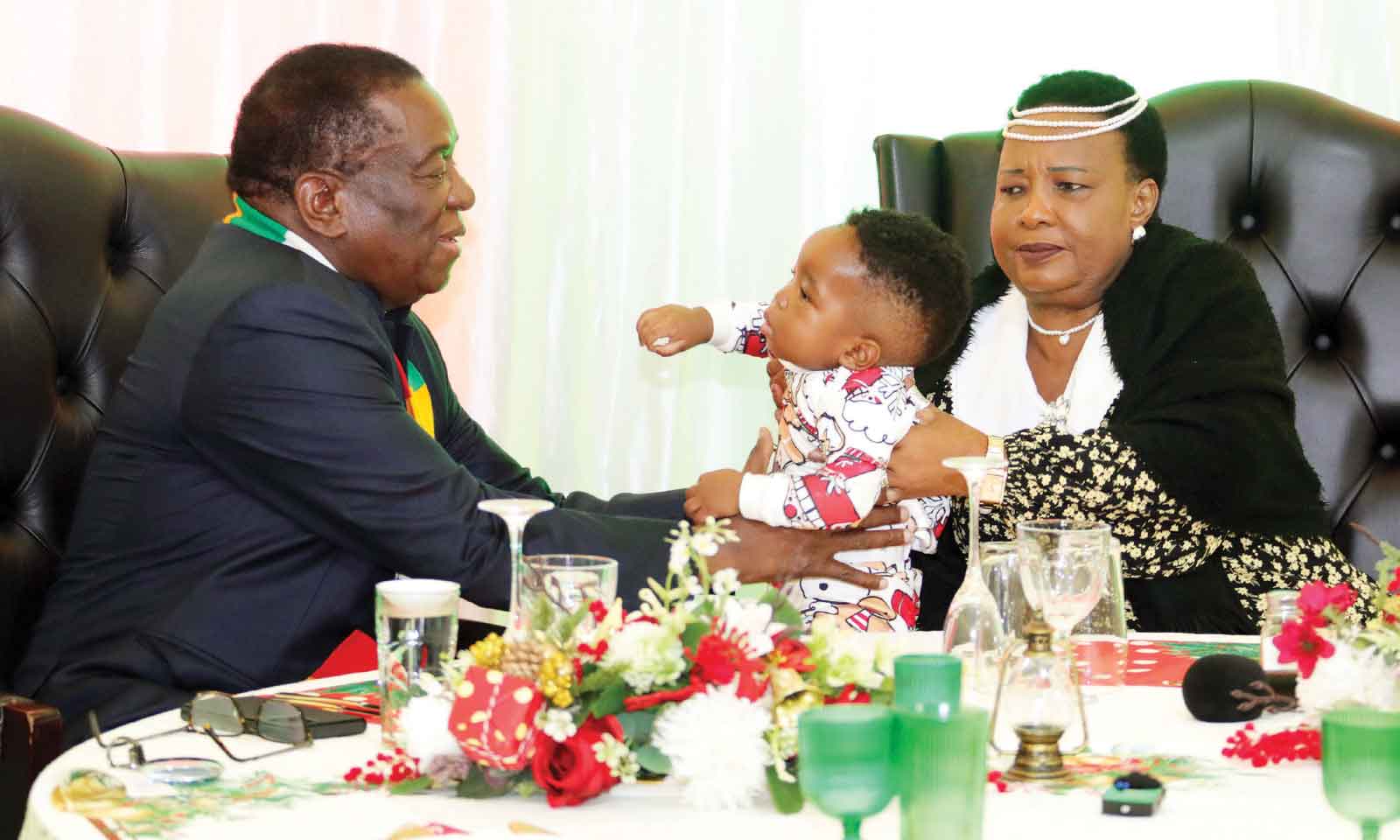 First Family joy . . . President, First Lady host grandchildren