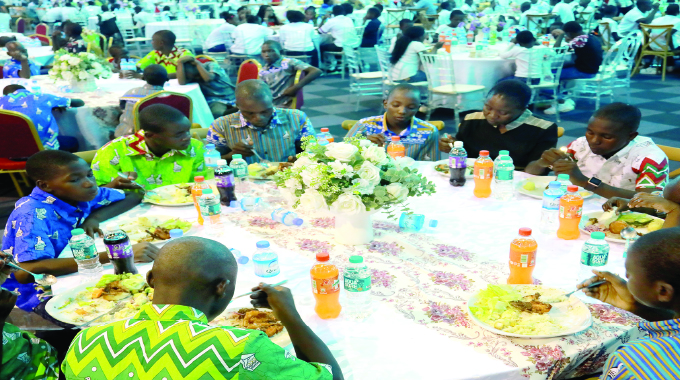 First Lady brings festive cheer to children