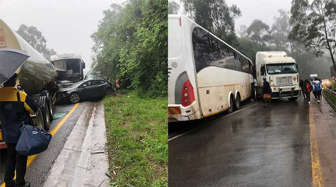 Scores of Zimbabweans escape death in Makhado pile-up accident