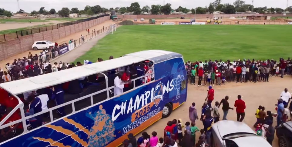 Scottland trophy parade procession comes to Mutare