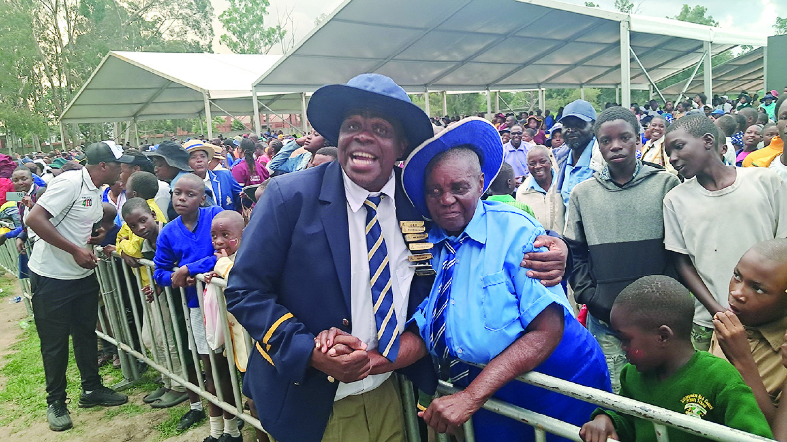 Gogo Meki (91) steals show in school uniform at Madzibaba Gwasarira’s themed birthday celebrations