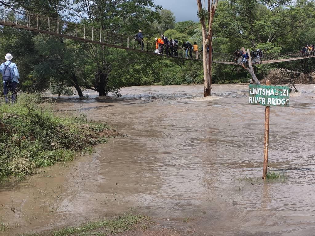 WATCH: Mtshabezi Bridge flooded, Gwanda cut off after week of heavy rains
