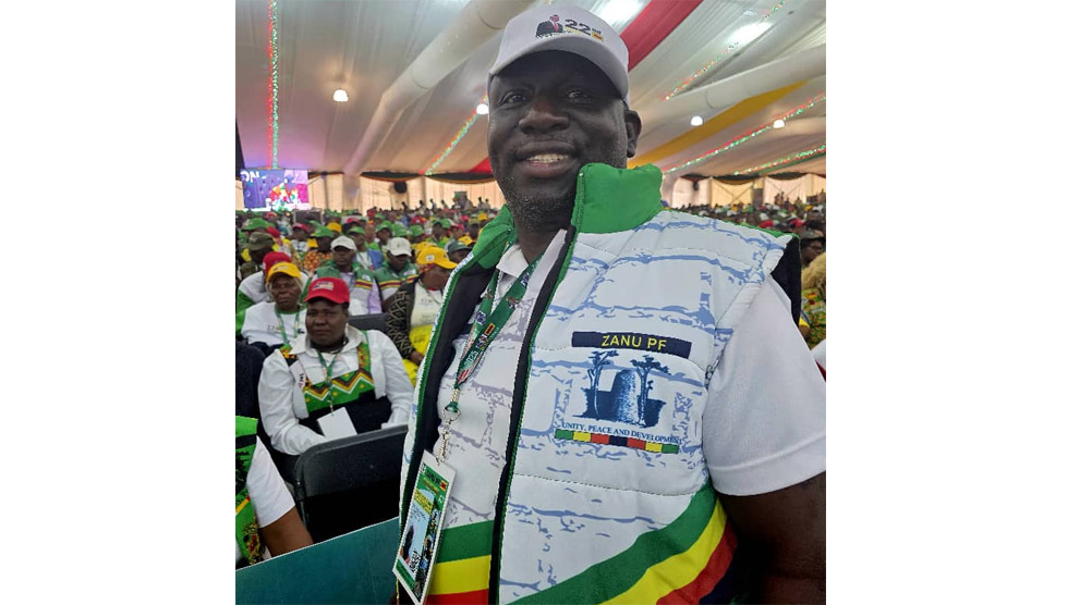 Zanu PF Manicaland provincial chairman Cde Tawanda Mukodza