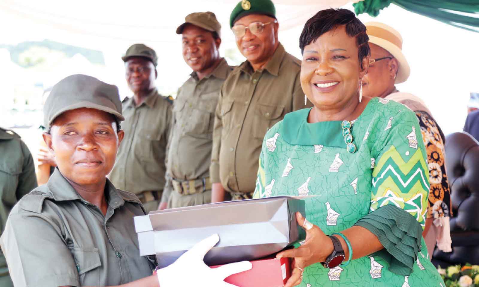 First Lady salutes incoming wildlife rangers…as Zim posts major conservation gains
