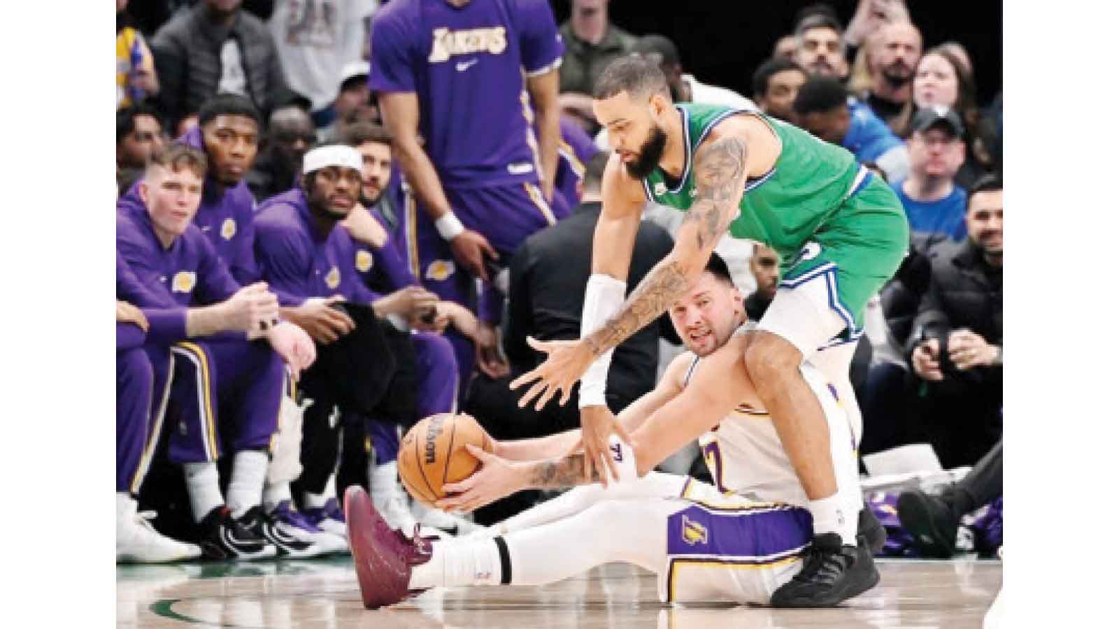 Doncic leads lakers’ comeback