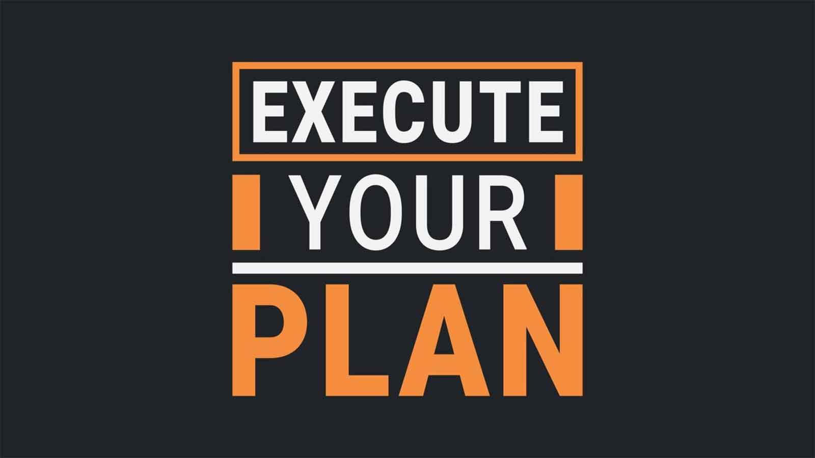 Reset, refuel and execute your plans