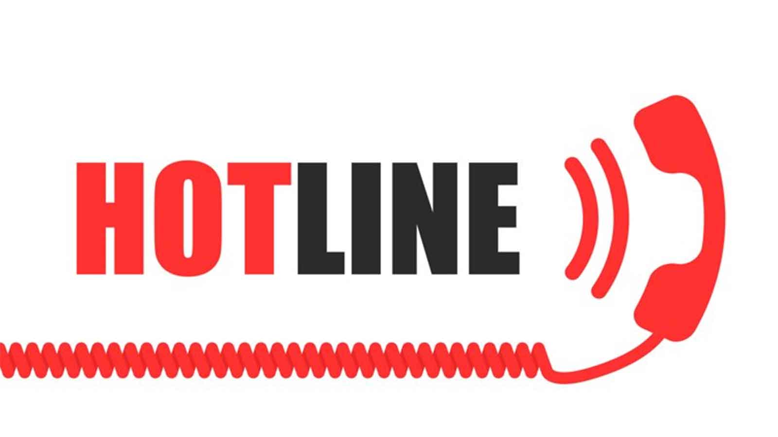 Hotlines for road repair attention