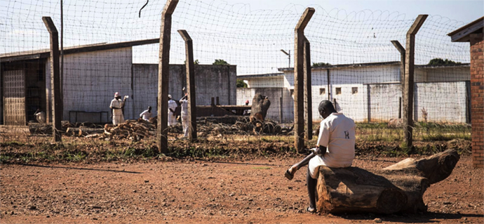 The inmate was treated with dignity after being allowed to attend his mother’s burial