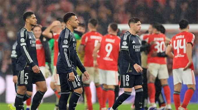 Benfica, Real face off again