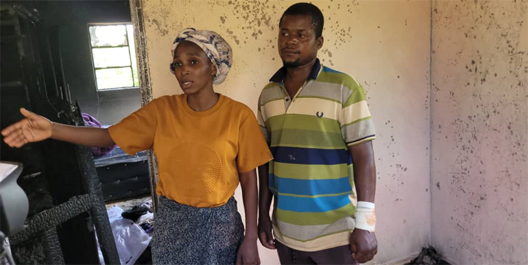 ‘Mama, Mama’: Toddler’s cries echo as home burns