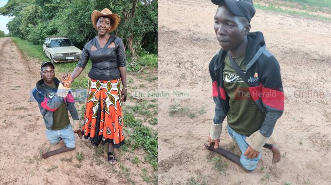 “I walk on my knees, I dream of a wheelchair” – Nkayi man speaks on his pain since birth