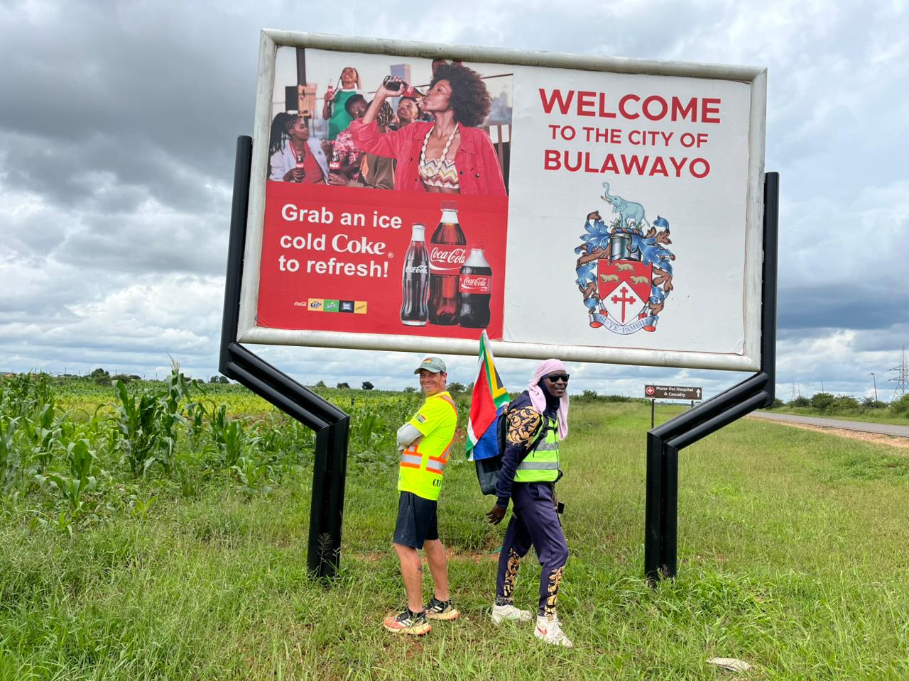Trio of walkers arrive in Bulawayo