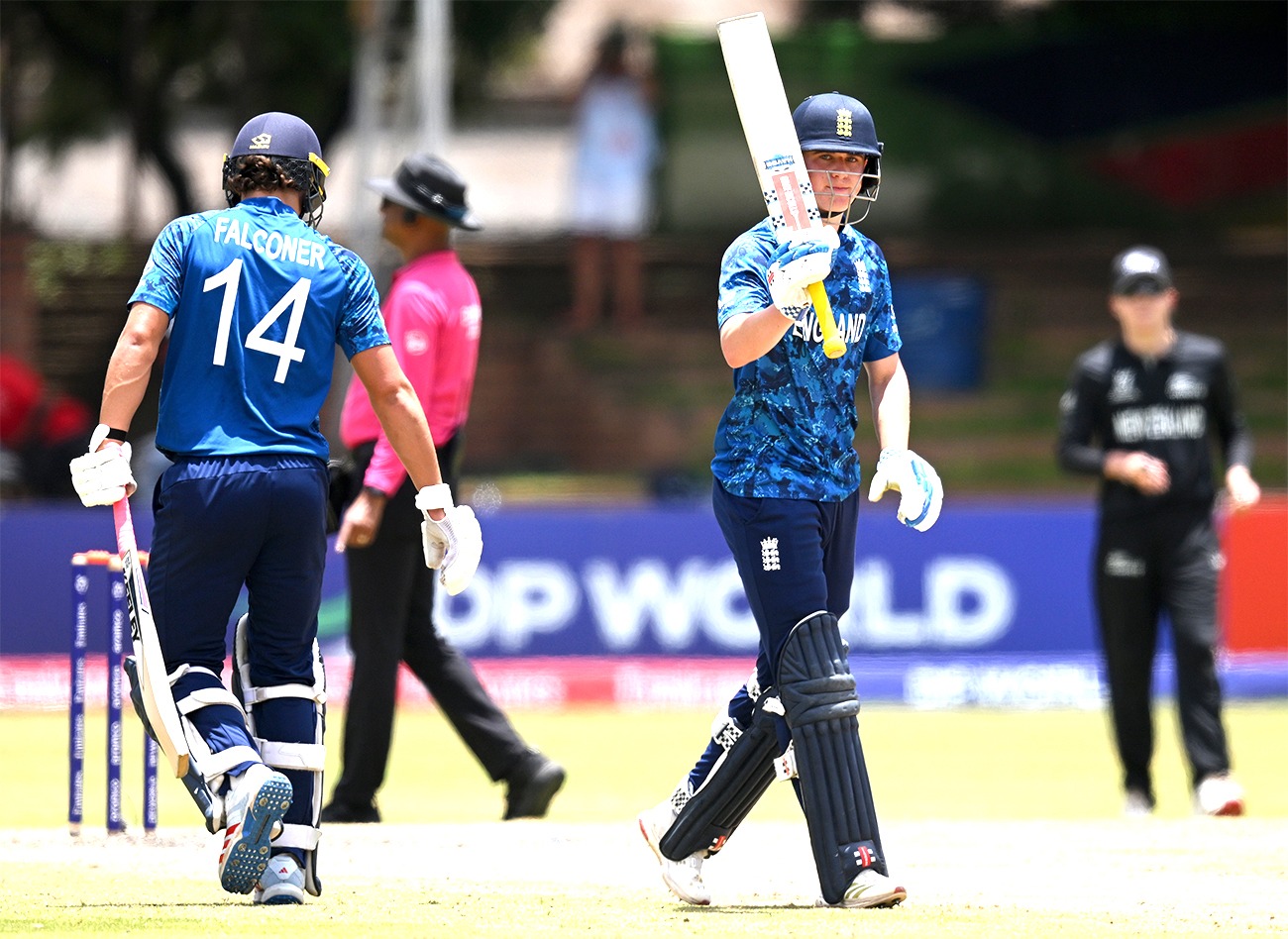 England Under-19s set New Zealand 234-run target in Super Six Clash