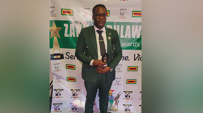 Bulawayo youth leader celebrated at Zanu-PF Provincial Awards