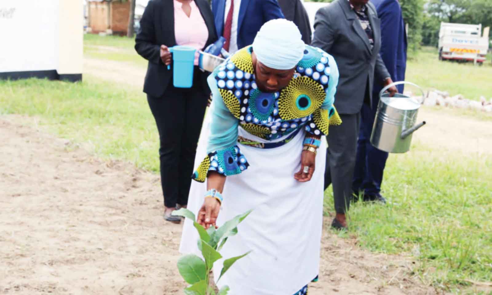 First Lady consoles Guruve community . . . leads Mash Central tree-planting initiative