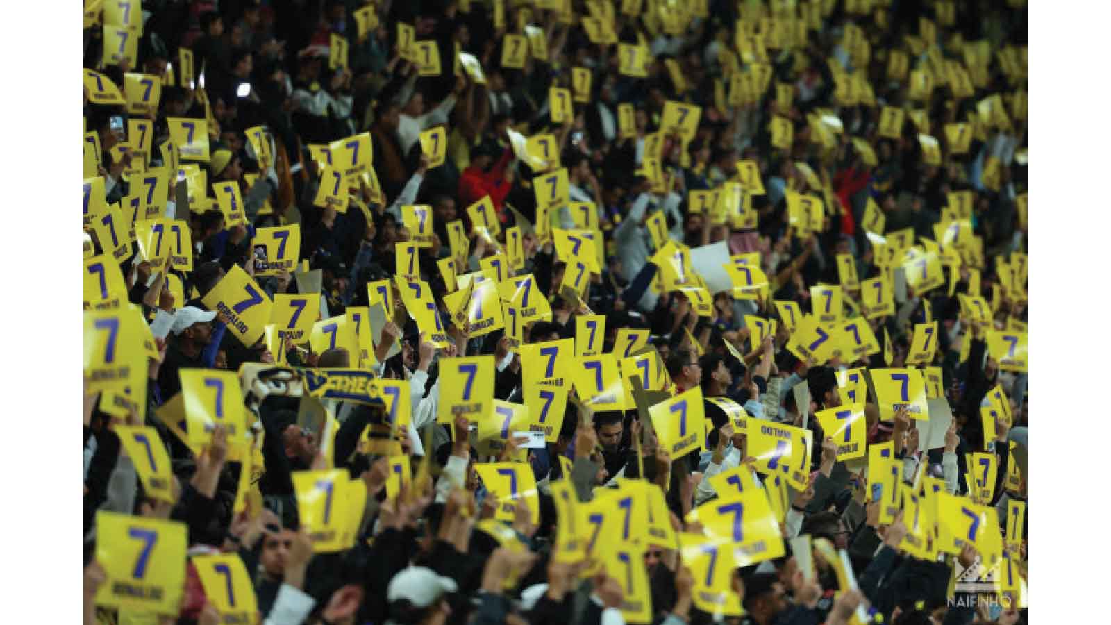 Fans cheer for absent Ronaldo
