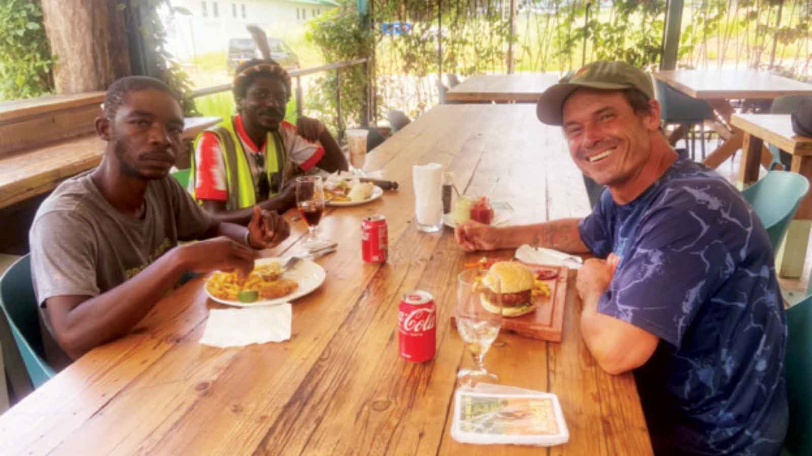 American explorer arrives in Vic Falls