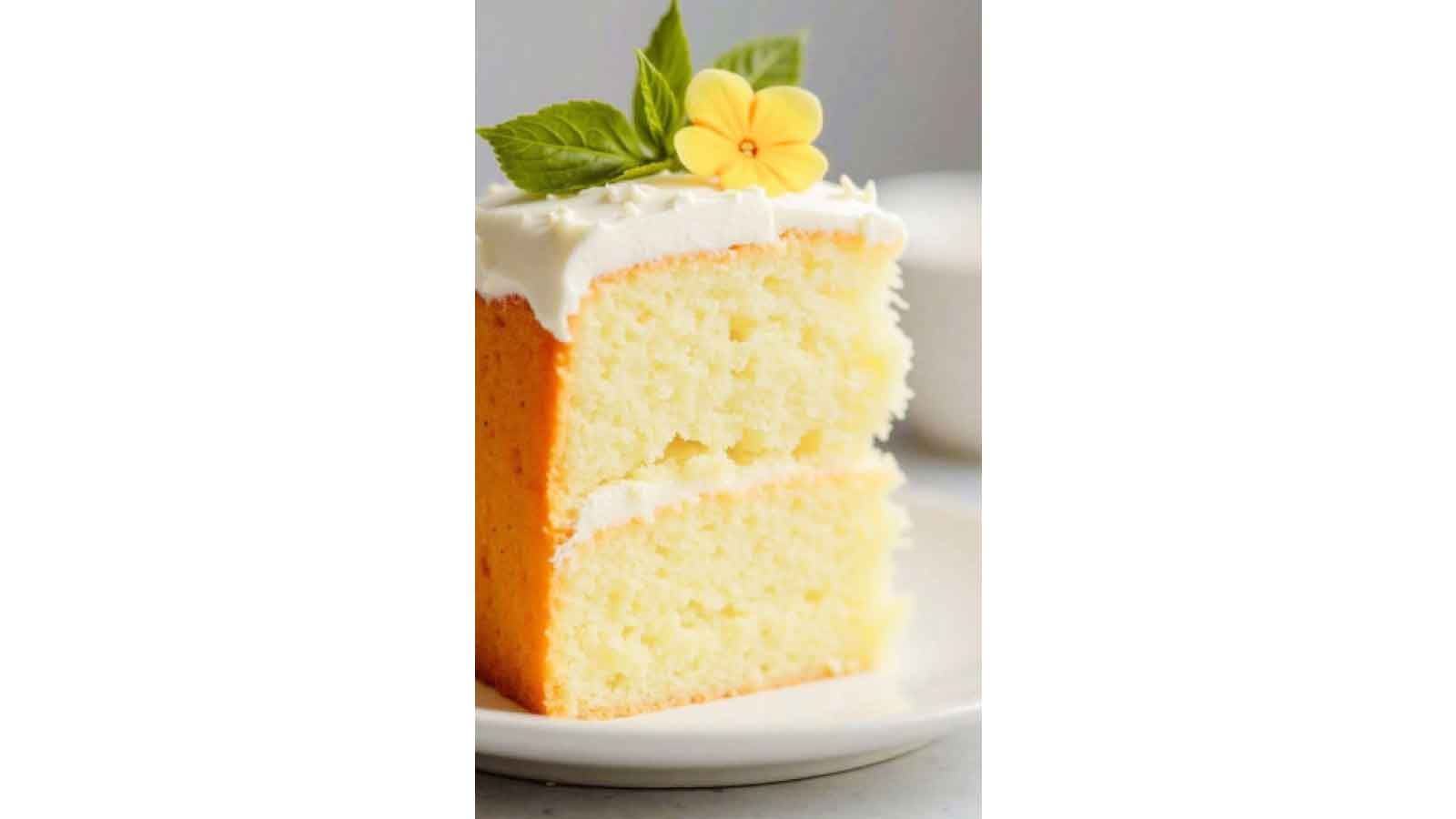 The easiest vanilla cake you will ever bake
