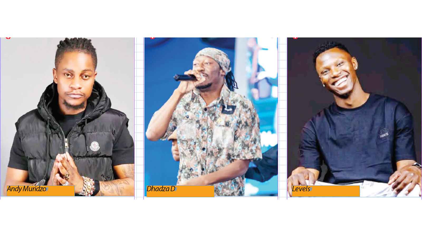 HAVE LEVELS, MURIDZO, DHADZA D SEEN THE LIGHT, TURNED TO GOD?. . . Artists say they’ve turned their back on their past life of controversies. . . In recent weeks, they have been regulars at Spirit Embassy services